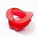 Healthy Safe Silicone Rubber Anti-wrinkle Anti-aging Face Slimmer Mouth Muscle Tightener Face Exercise Lips Trainer Face-lift (1 pcs, Red)