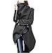 Women's Solid Wool Blends Long Trench Coats