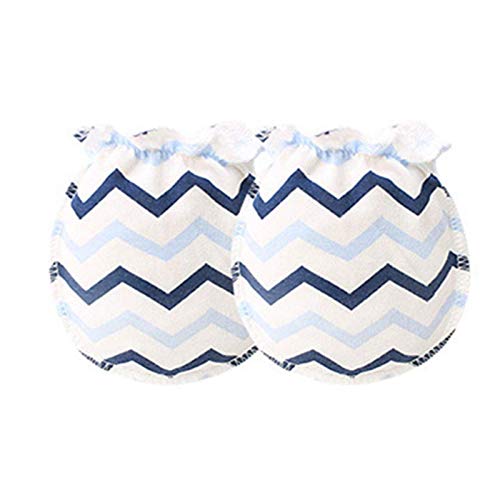 Adeimoo Baby Cotton Gloves Newborn Infant Toddler No Scratch Mittens (6 pair D) - Thumbnail 4