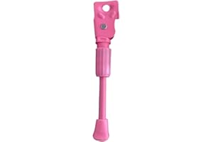 Oshhni Kids Bike Kickstand Single Side Kickstand Pink Metal Rear Mount Bicycle Kickstand Bicycle Foot Kick Stand for Mountain