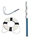 Swimline Hydrotools 89900 Pool Emergency Safety Hook w/ 7-21' Pole + Life Ring