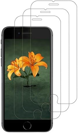 [3 PACK] iPhone 8 Plus, 7 Plus, 6S Plus Screen Protector, [Tempered Glass] with Lifetime Replacement Warranty
