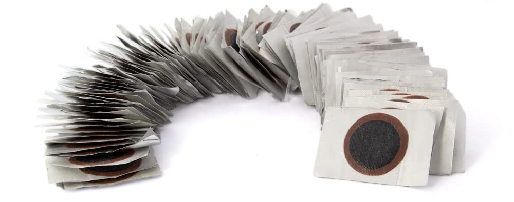 Zéfal Bicycle Puncture Parts Pack of 100 25 mm Repair Tube/Mattress/Buoy 25 mm Cycling, Black, Universal