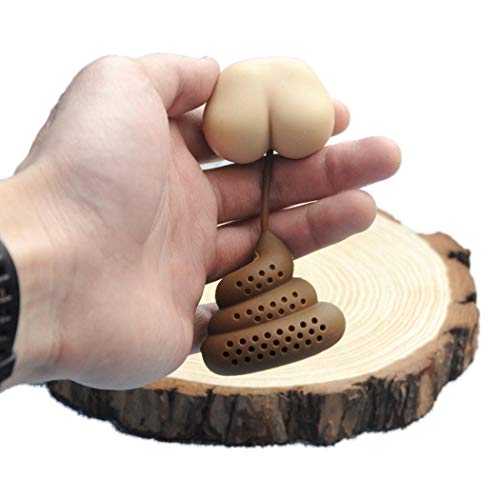 Rabate Creative Small Butt and Shit Shape Tea Leak Kitchen Tool Tea Ball Strainers