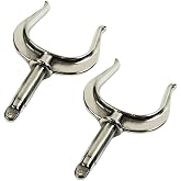 MARINE CITY Rowlock Oarlock 316 Stainless Steel Heavy Duty, Corrosion-Resistant, Ideal for Boats, Yachts, and Marines (2 Pcs)