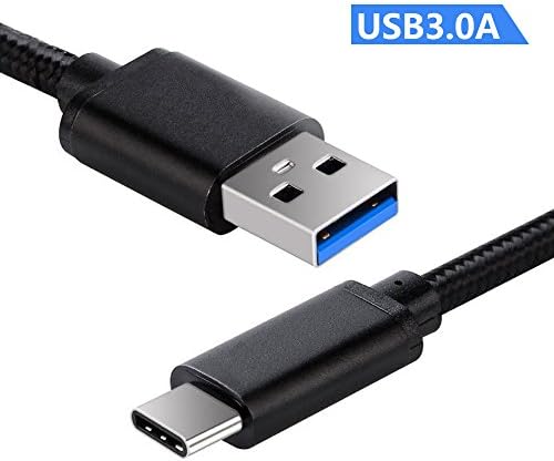 USB Type C Cable, HungMeo USB C Cable 6.6FT Nylon Braided Long Cord USB Type A to C Fast Charger for Macbook, LG G6 V20 G5,Google Pixel, Nexus 6P 5X, Nintendo Switch, Samsung Galaxy S8
