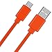 3.3ft Micro USB Fast Charger Flat Power Cable Cord Wire Replacement for JBL Charge 3 Charge 2+ Flip4 Flip3 Flip 2 Clip+ Clip Micro II Pulse 2 Go Trip Wireless Speakers and Logitech UE Boom Speakers