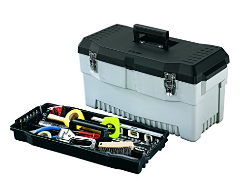 Stack-On PB-23 23-Inch Pro Tool Box, Black/Gray
