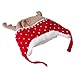 Home Prefer Baby Girls Boys Kids Christmas Hats Soft Cotton Knitted Cap Cute Elk Horn Winter Hat Red L