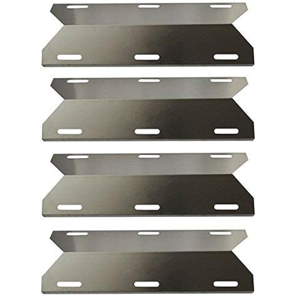 SPA231 (4Pack) Stainless Steel BBQ Gas Grill Heat Plate, Shield, Tent