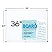 Magnetic Dry Erase Board with Magnetic Eraser & Tray - 36 X 24 Inches - Fun Whiteboard for Kids, Students & Adults