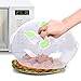Microwave plate cover, prevent food splatter cover, product -Magnetic adsorption function. safe convenient with steam vent(green)