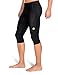 SKINS Men's A400 Compression 3/4 Tights, Black, Large