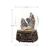 Christmas Musical Snow Globe Holy Family Polystone Water Glass Snow Globe Glitterdome for Holiday Decoration (Nativity)
