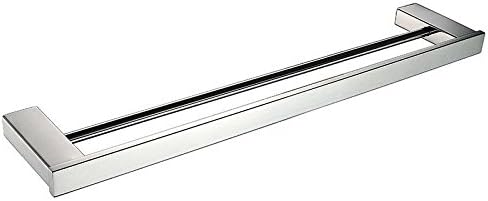 JinRou Unique design style Authentic double square light base stainless steel Towel rack , 2