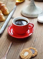 Sweese 4 Ounce Porcelain Stackable Espresso Cups