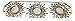All American Collection New 3 Piece Decorative Mirror Set, Wall Accent Display (Distressed Gold)