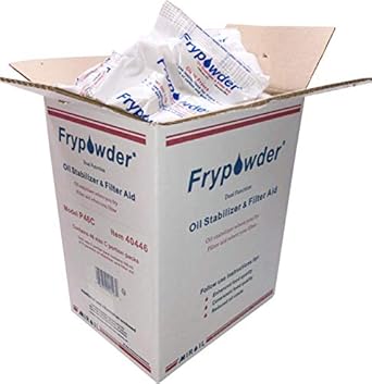 MirOil P46C | 1 x Cs of 46 x Size C (160ml) Portion Packs | for Fryers with Oil Capacities of Up to 40 lbs, Fry Powder Oil Stabilizer and Filter Aid, ...