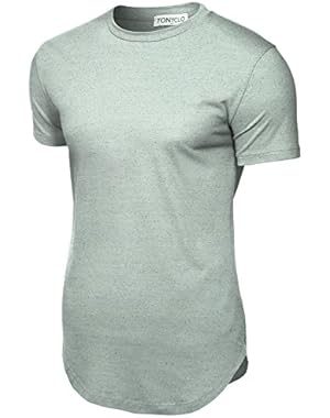 Men's Marble Pattern Cotton Fabric Lightweight Casual Shirt Tops (CTEM001)