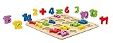 Hape Numbers Stand up Kid's Wooden Learning Puzzle