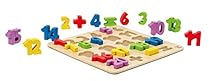 Hape Numbers Stand up Kid's Wooden Learning Puzzle