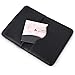 Business Card Holder, MaxGear 2-Sided Genuine Leather Name Card Holder Minimalist Leather Folio Wallet for Men and Women Cowhide Black