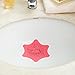 Eunion Shower Drain Hair Catcher Hair Stopper, Hexagonal Starfish Shaped Rubber Strainer-4 Pack in Assorted Colors