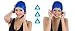 Premium Silicone Swim Cap for Long Hair + Nose Clip
