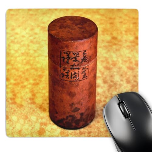3dRose 8 x 8 x 0 25 Inches Small Japanese Round Cylinder Herbal Tea Box Herbs O…