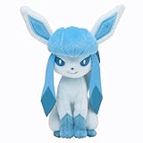 Pokémon Center Original Plush Doll Sitting Trick Pose Glaceon by BabyLand