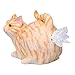 WHAT ON EARTH Cat Butt Tissue Holder - Orange Tabby Cat Square Tissue Box Cover- Cute Bathroom Accessories - Resin Tissue Dispenser