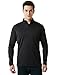 CLSL TM-MKZ01-BLK_X-Large Tesla Men's 1/4 Zip Cool Dry Active Sporty Shirt MKZ01