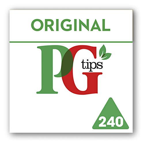 PG Tips Black Tea, Pyramid Tea Bags, 240-Count Box (Pack of 2)