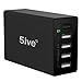 5ive Quick Charge 2.0 50W 5 Ports High Speed USB Desktop Charging Rapid Wall Charger Micro USB Cable for Android Mobile Phone