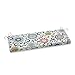 Pillow Perfect Floral Indoor/Outdoor Sofa Setee Bench Swing Cushion with Ties Weather, and Fade Resistant, 18