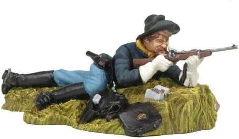 Laid Down Us Cavalryman Shooting Carbine