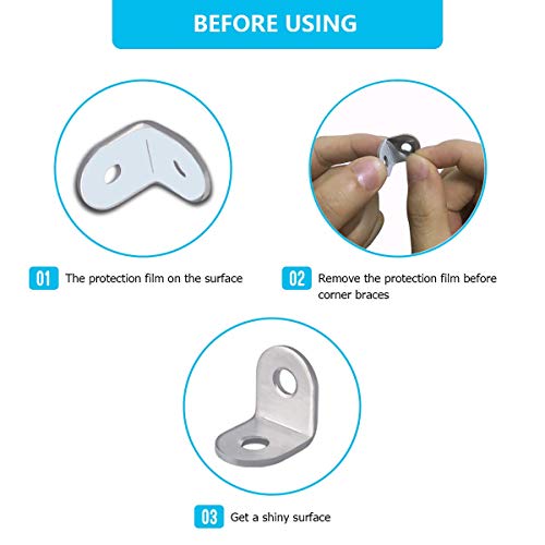 3 Stainless+Bracket+inch%25EF%25BC%258C20+Fastener+Included