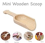 Mini Wooden Salt Spoon 3-1/4” Long X 1-1/4
