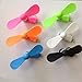 2 in 1 Micro USB Mini Fan Lightning Mini Fan For Iphone 7 7 plus 6 Samsung Galaxy S7 Mini Fan S6 Plus Portable Mini Fan Handheld Mini Fan android phone fan 6pack come with different color