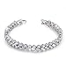 White Gold Plated Tennis Bracelet with Cubic Zirconia