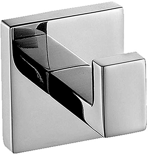 Biutimarden Chrome 304 Stainless Steel Towel Hook Hanger for Bathroom Single Towel Robe Hook Coat Hanger Wall Mounted