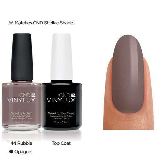 CND Vinylux Top Coat & Farbe. 15 ml Flaschen. Plus 100 ml Nourishing Remover