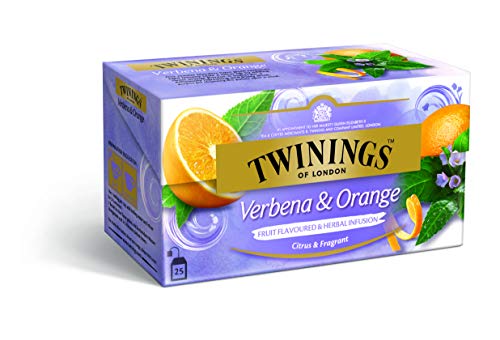 Twinings Verbena and Orange Früchtetee - Raffinierte Teekreation mit natürlicher Zitronen-Note und dem mild-süßen Aroma…
