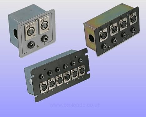 Proleads XLR/Jack cajas de pared: Amazon.es: Instrumentos musicales