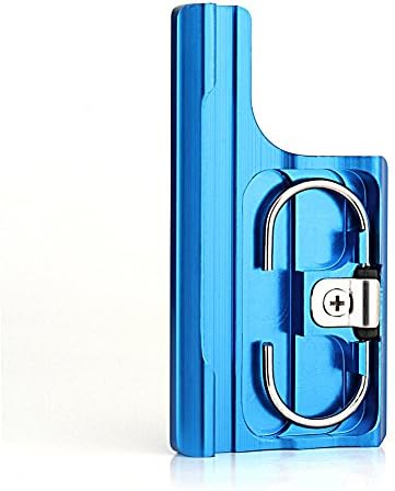 CNC Aluminum Replacement Rear Snap Latch Lock Buckle Mount for GoPro Hero 3+, 4 Camera Standard Waterproof and Skeleton Housing Case - Blue