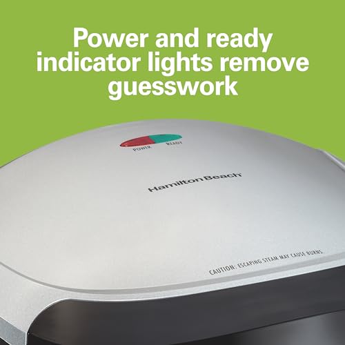 Hamilton Beach Electric Indoor Grill, 6Serving, Large 90 sq. in
