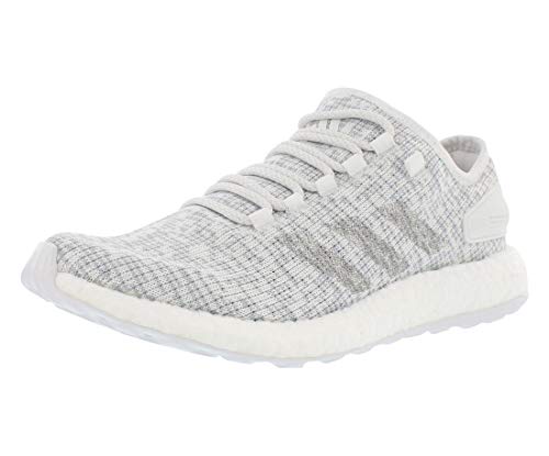 adidas Men's Pureboost Running Shoe Clear Grey/White, 8 M US