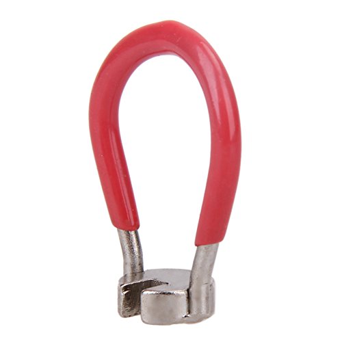 ttnight Bicycle Wheel Spoke Wrench Tool, Bike Spoke Nipple Wrench 3.45mm Wheel Rim Spoke Spanner Repair Tool (Red)