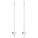 QWORK 25mL Class A Borosilicate Burette with Glass