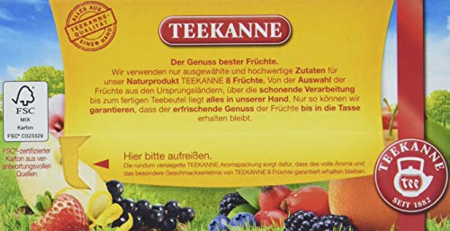 Teekanne 8 Früchte Tee 20 Beutel, 6er Pack (6 x 60 g) – Bild 3